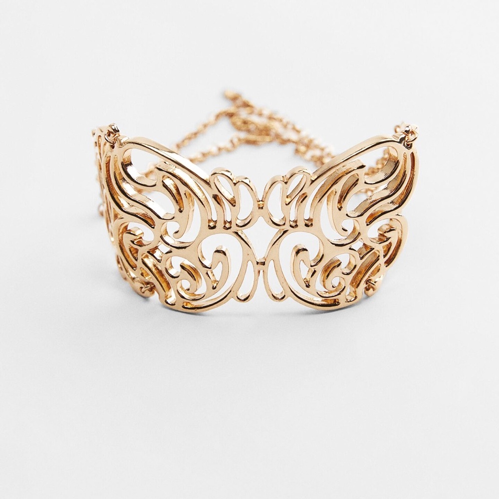 Zara butterfly choker